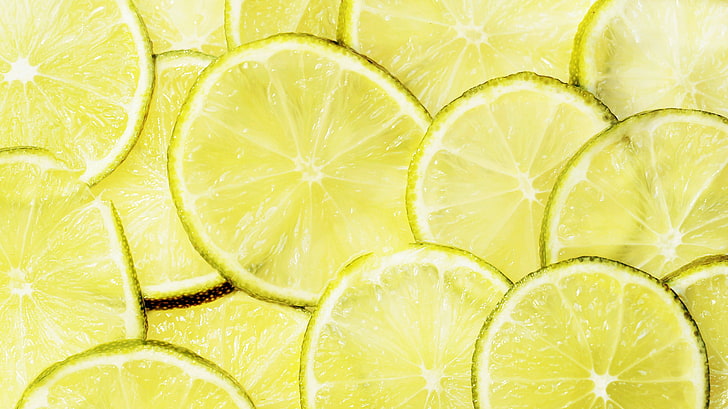 sliced citrus fruits, lime, citrus, juicy, HD wallpaper