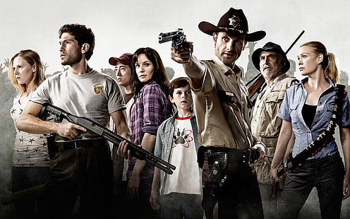 شخصيات The Walking Dead ، شخصيات الموتى السائرون ، The Walking Dead، خلفية HD HD wallpaper