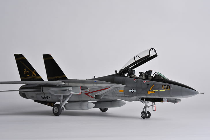 Man Made, Toy, Aircraft, Grumman F-14 Tomcat, Jet Fighter, Warplane, HD wallpaper