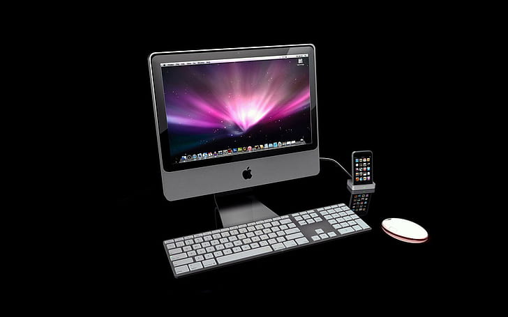 MAC Apple, ябълка, HD тапет