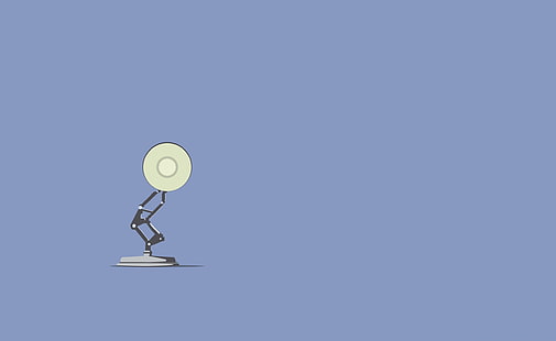 Pixar-Lampe, Pixar-Logo, Aero, Vektorgrafiken, Lampe, Pixar, HD-Hintergrundbild HD wallpaper