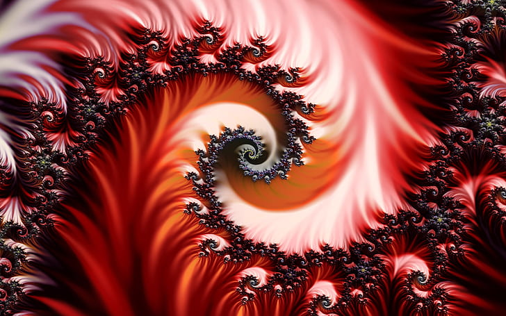 Spiral, Fractals, Swirls, HD wallpaper