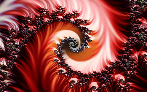 Spirale, Fraktale, Wirbel, HD-Hintergrundbild HD wallpaper