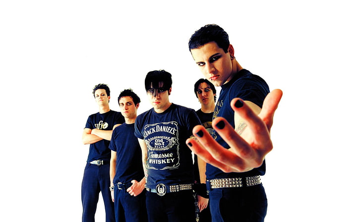 Avenged Sevenfold Band, Herren blaues Jack Daniel's T-Shirt mit Rundhalsausschnitt, Music, Others, Band, Avenged, Sevenfold, HD-Hintergrundbild