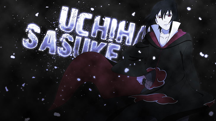 Uschiha Sasuke digital wallpaper, sasuke uchiha, naruto, naruto shuppuden, sharingan, HD wallpaper