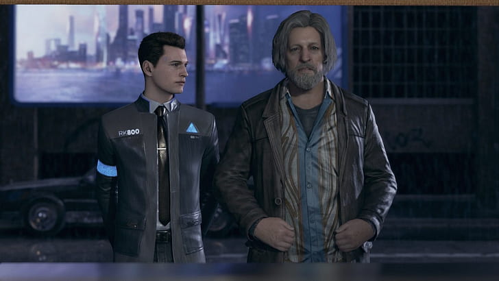 Detroit: Mensch werden, Connor (Detroit: Mensch werden), Videospiele, PlayStation 4, Quantic Dream, HD-Hintergrundbild