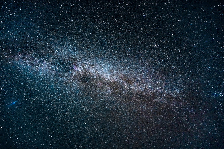 galaxia, estrellas, cielo nocturno, Fondo de pantalla HD