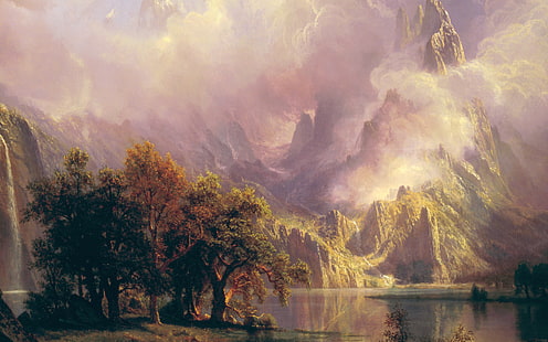 Albert, Bierstadt, classico, pittura, arte, Sfondo HD HD wallpaper