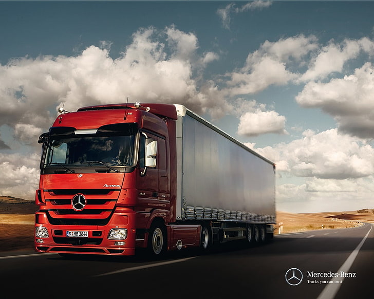 camions transports mercedes benz mercedes benz actros 1280x1024 Voitures Mercedes HD Art, camions, transports, Fond d'écran HD