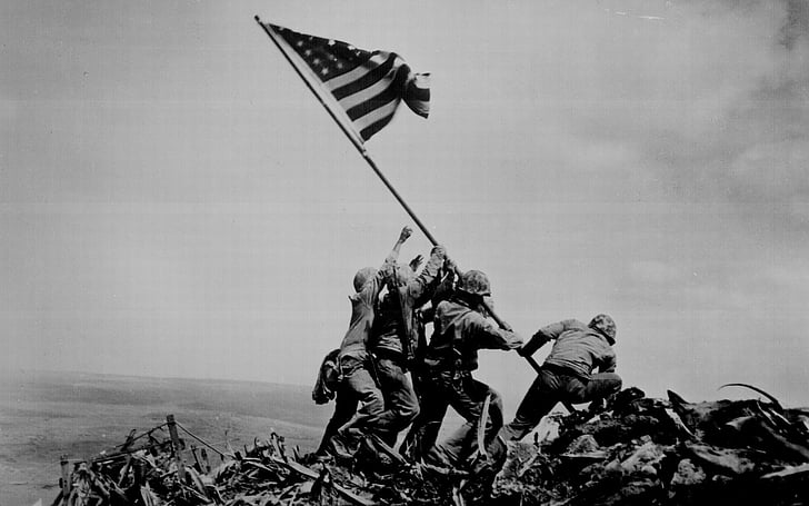 ธงประวัติศาสตร์ iwo จิมะสงครามโลก, วอลล์เปเปอร์ HD