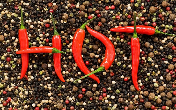 Hot Chilli and Pepper, pepper, chilli, HD wallpaper