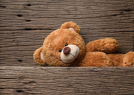 toy, bear, wood, teddy bear, cute, HD wallpaper HD wallpaper