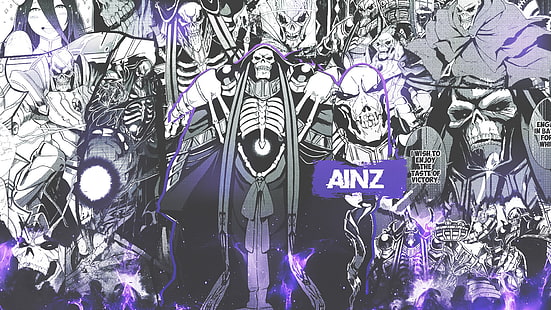  Anime, Overlord, Ainz Ooal Gown, HD wallpaper HD wallpaper