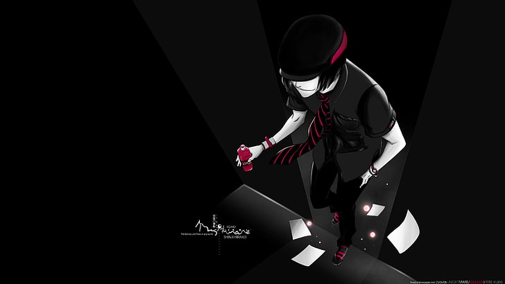 Tapete des männlichen Charakters, Bleichmittel, Hirako Shinji, vorgewählter Farbton, einfacher Hintergrund, Animejungen, Anime, HD-Hintergrundbild