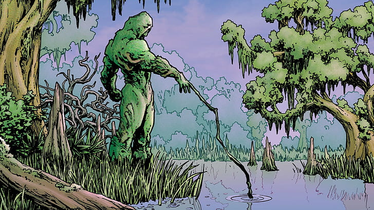 Alan Moore, Comic Books, Swamp Thing, Vertigo, HD wallpaper