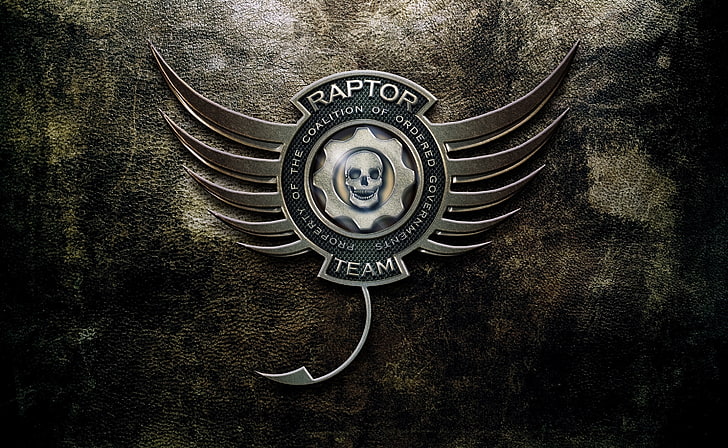 Equipe de Raptor de Gears Of War, logotipo Raptor Team, Jogos, Gears Of War, Raptor, Engrenagens, Equipe, HD papel de parede