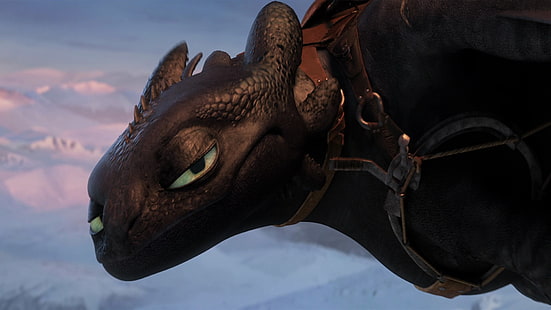 Film, How to Train Your Dragon 2, Toothless (How to Train Your Dragon), HD tapet HD wallpaper