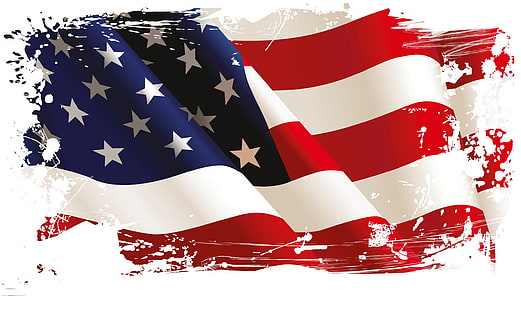 american flag, HD wallpaper HD wallpaper