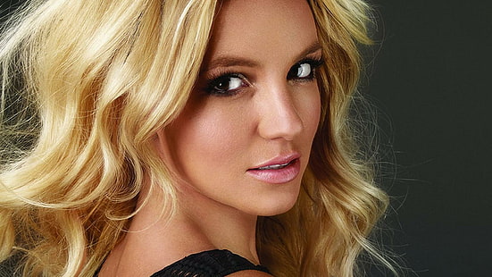 Britney Spears, rubia, cara, mirada, labios, Britney Spears, rubia, cara, mirada, labios, Fondo de pantalla HD HD wallpaper