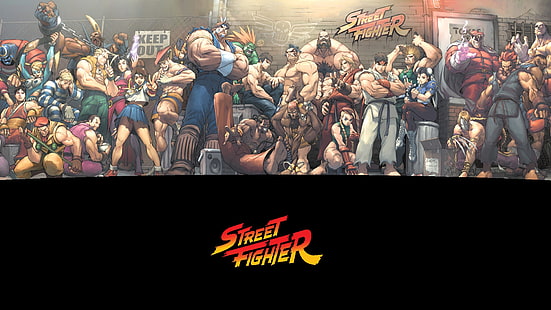 Street Fighter HD Art, Сакура, Камми, уличный боец, Чунь-Ли, Акума, Рю, HD обои HD wallpaper