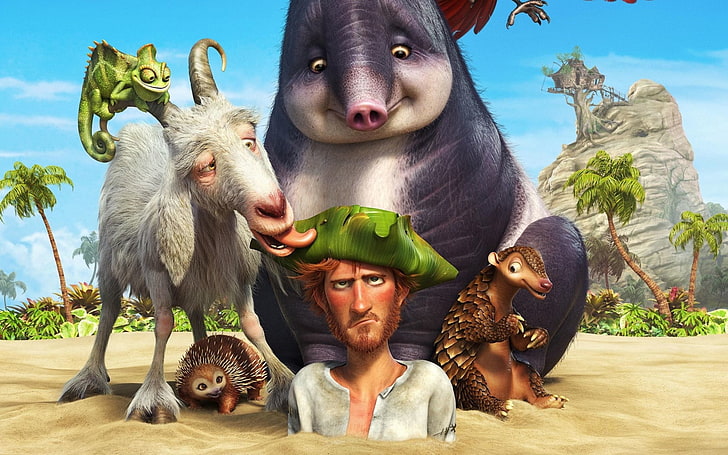 Robinson Crusoe 2016, Movies, Hollywood Movies, hollywood, animated, 2016, HD wallpaper