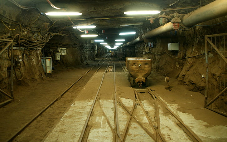 bawah tanah, Polandia, tambang batu bara, Wallpaper HD