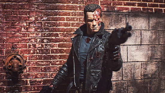 Terminator, juguetes, Fondo de pantalla HD HD wallpaper