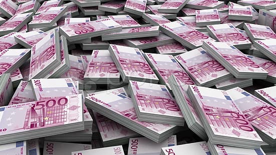  money, Euro, 500, HD wallpaper HD wallpaper