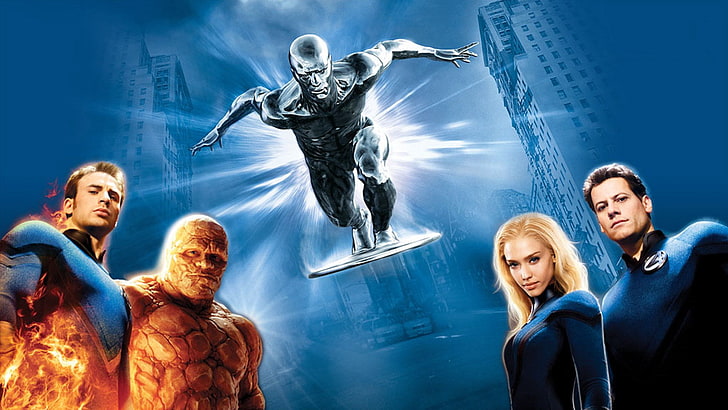 fantastic 4 rise of the silver surfer, HD wallpaper