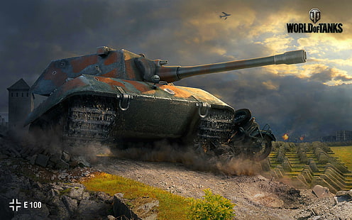 E100 عالم الدبابات ، ألعاب أخرى ، e100 ، عالم ، دبابات، خلفية HD HD wallpaper