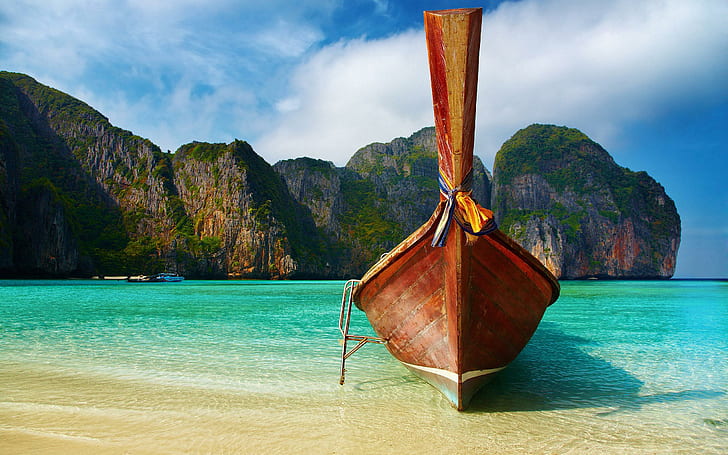 Thailand Exotic Beach, beach, nature, thailand, exotic, HD wallpaper
