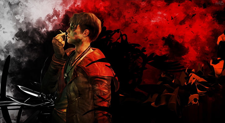 O novo Dante DmC5, Devil May Cry Dante poster, Jogos, Devil May Cry, HD papel de parede