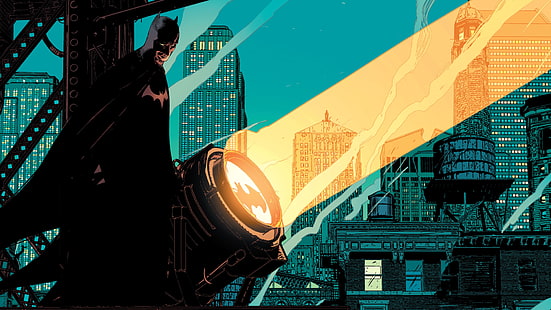 Fondo de pantalla de Batman, Batman, DC Comics, cómic, Fondo de pantalla HD HD wallpaper