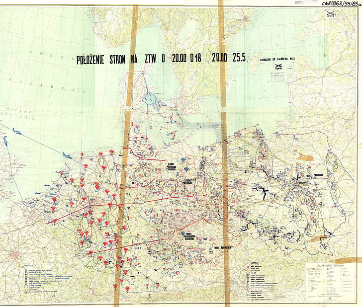 mappa marrone, mappa, guerra, forze armate polacche, Sfondo HD