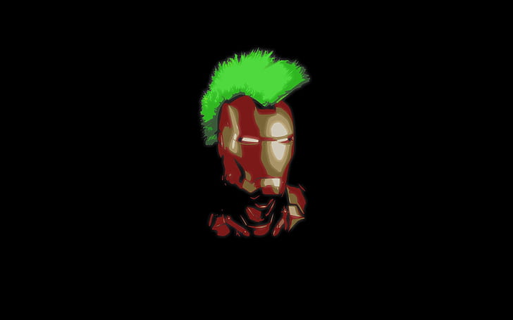 Homem de Ferro Punker, punk, punker, máscara, HD papel de parede
