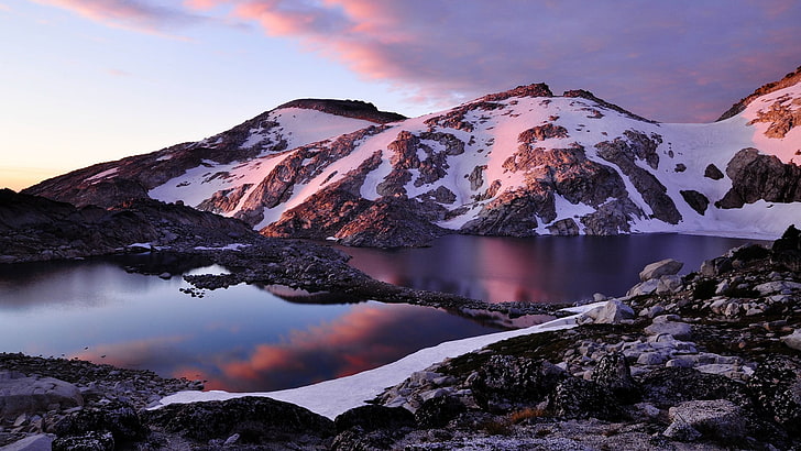 Landschaft, Berge, See, HD-Hintergrundbild