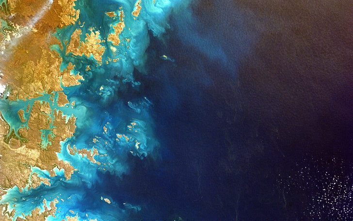 Northwest Australia from Space 4K, from, Space, Australia, Northwest, HD wallpaper