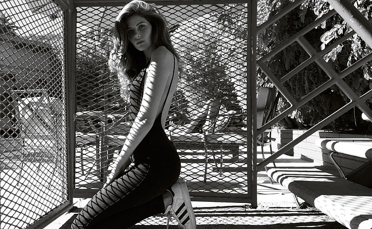 Cool Girl Black and White, women's jeans and top, Girls, Girl, People, Woman, Designer, Shoes, Young, Model, Fashion, Collection, Adidas, jeans, Outfit, Clothing, blackandwhite, clothes, HD wallpaper