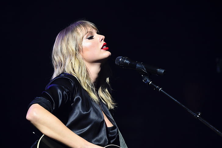 Sångare, Taylor Swift, blondin, konsert, HD tapet