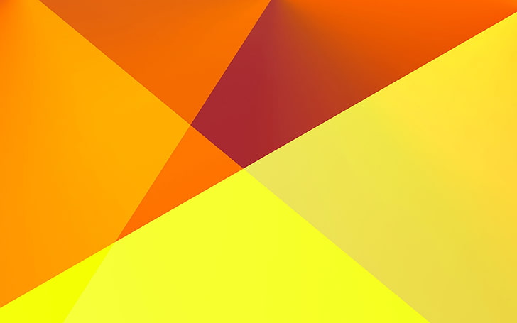 黄色、オレンジ、赤の壁紙、ペイント、テクスチャ、ライン、三角形、 HDデスクトップの壁紙