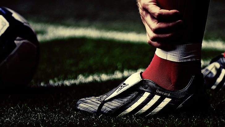 Futbol Adidas Steven Gerrad HD, adidias, futbol, ​​steven gerrard, HD masaüstü duvar kağıdı