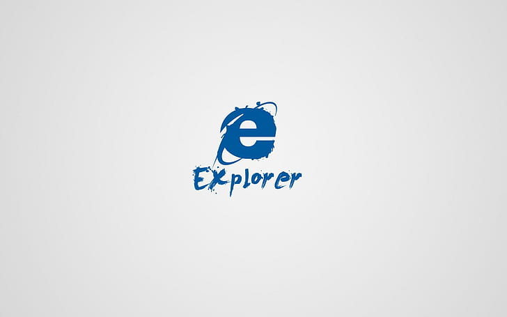 Internet Explorer, браузер, логотип, искусство, логотип Internet Explorer, интернет-браузер, браузер, логотип, HD обои