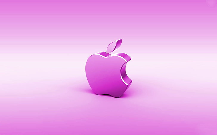Logo Apple, komputer, rendering, Apple, mac, emblem, gadget, Wallpaper HD