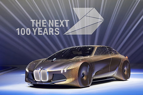 gelecekteki arabalar, lüks arabalar, BMW Vision Next 100, HD masaüstü duvar kağıdı HD wallpaper
