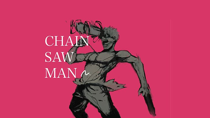 Chainsaw Man, Denji (Chainsaw Man), Iblis, manga, karya seni, Wallpaper HD