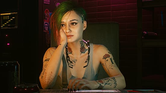 Cyberpunk 2077, Judy Alvarez, videogiochi, Sfondo HD HD wallpaper