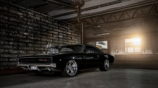 1970 dodge charger rt, mobil, charger, classic, dodge, Wallpaper HD HD wallpaper