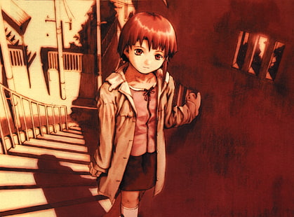 Anime, Experiências em Série Lain, Lain Iwakura, HD papel de parede HD wallpaper