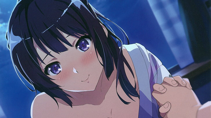 gadis anime, solo, anime, Hibike!Euphonium, Kousaka Reina, Wallpaper HD