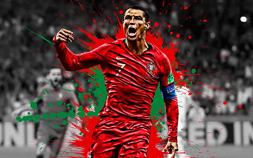 Piłka nożna, Cristiano Ronaldo, Reprezentacja Portugalii w piłce nożnej, Tapety HD HD wallpaper